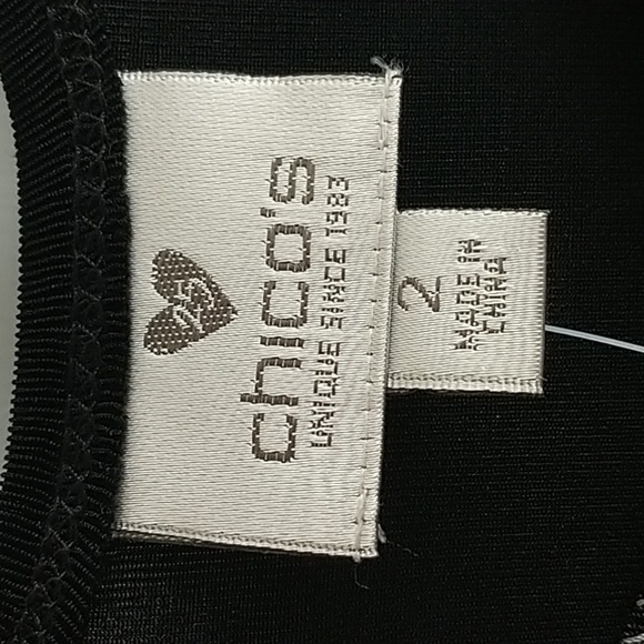 Chico's Sequins Contemporary Tank Black/Silver Chico's 2 - Picture 4 of 8